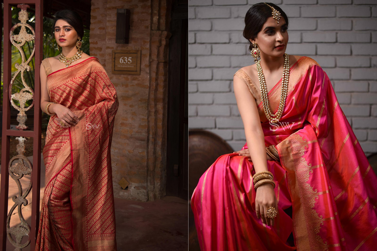 Designer Banarasi silk Sarees – Dailybuyys