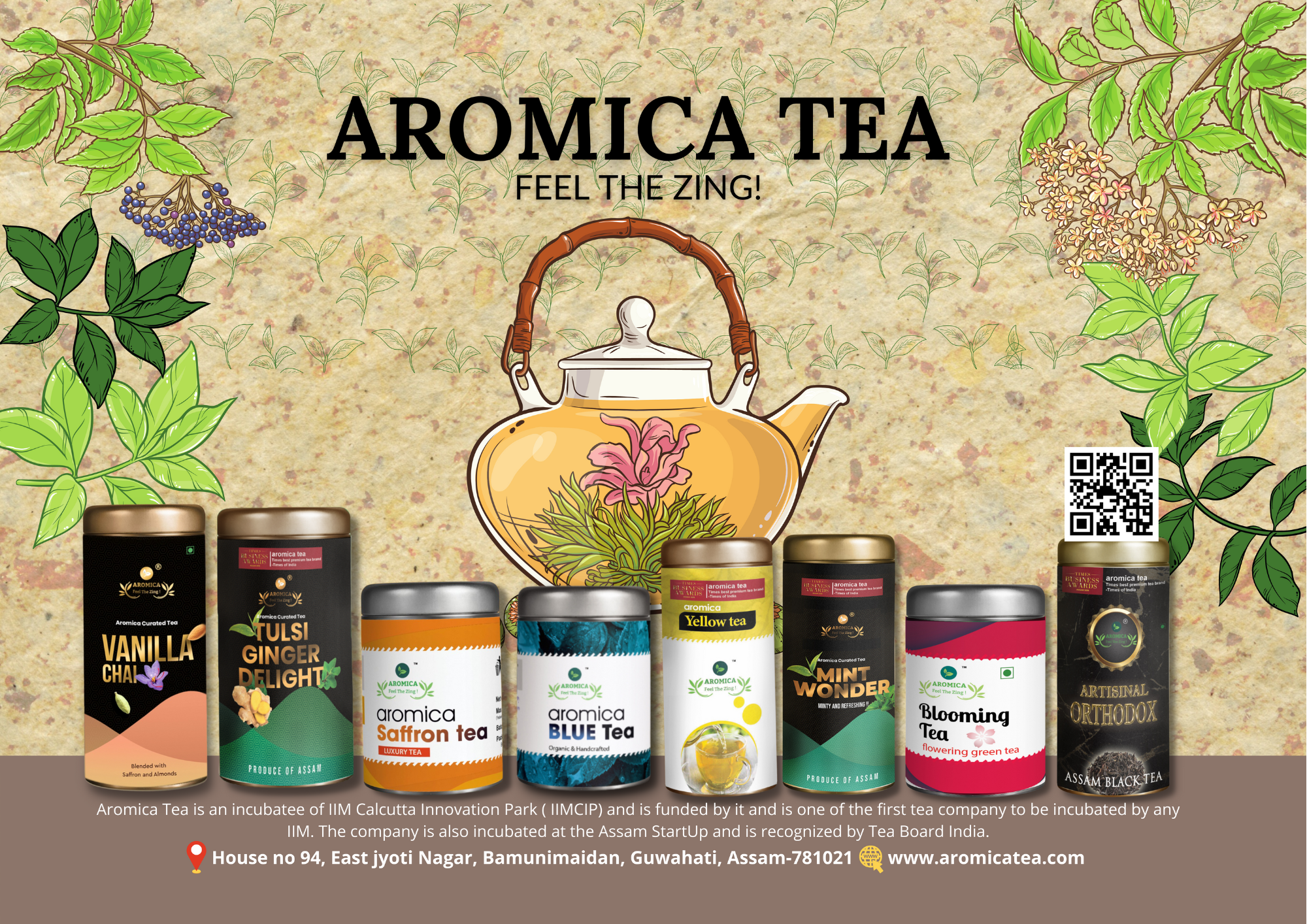 A REVOLUTION THAT FITS A TEA-Aromica Tea – ORDER NOW