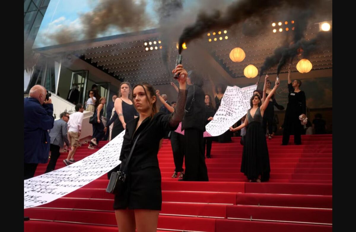 Women Storm at Festival De Cannes