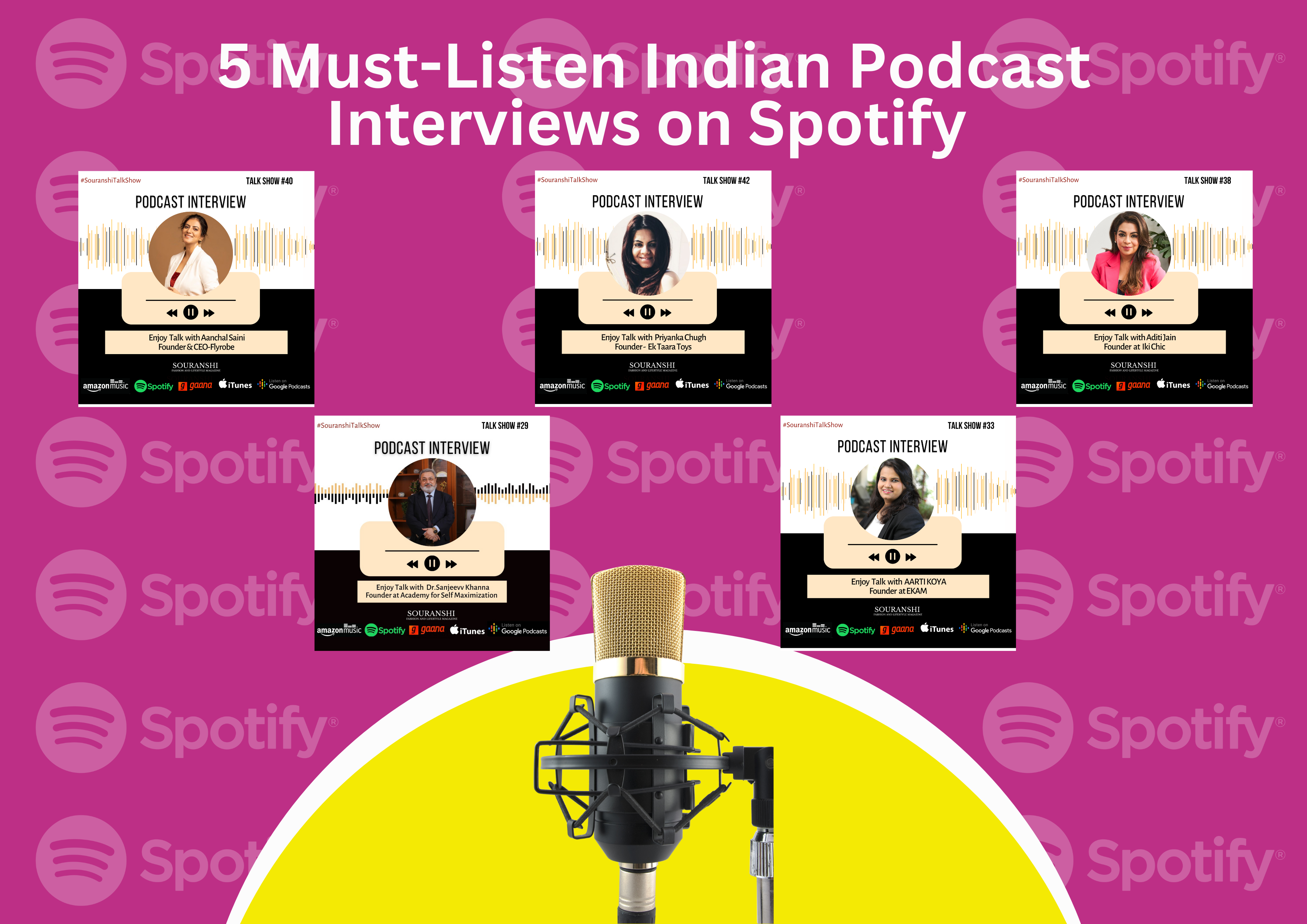 5 Must-Listen Indian Podcast Interviews on Spotify