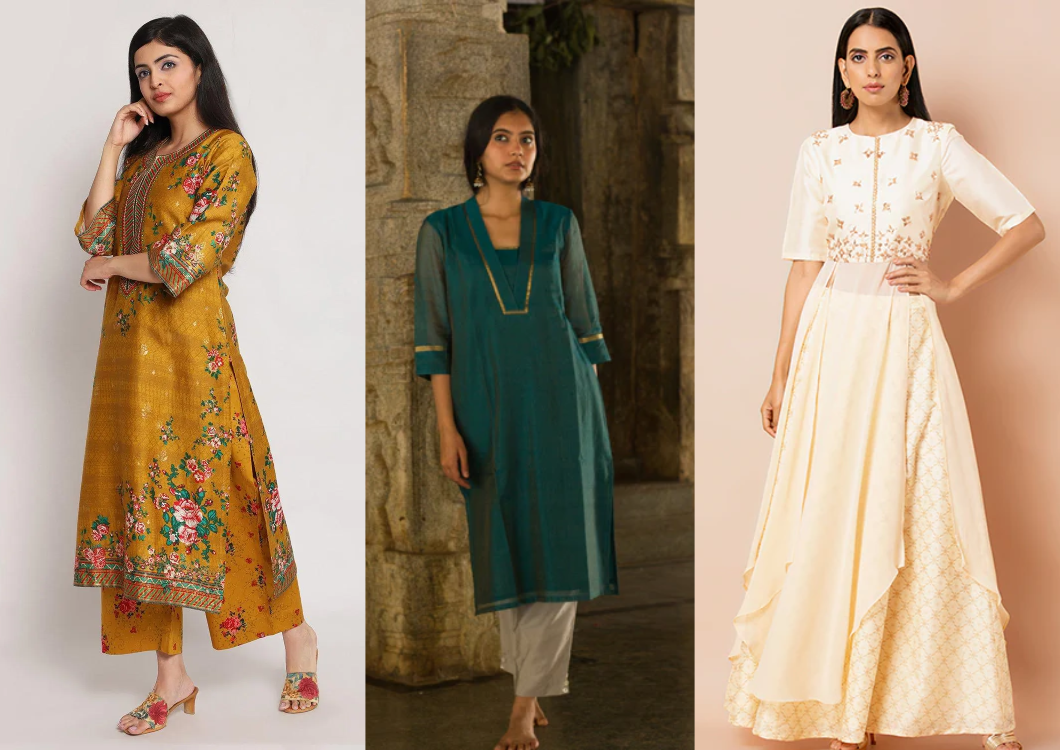Trio Kurtas under five thousand rupees to complete your Republic Day look 2023