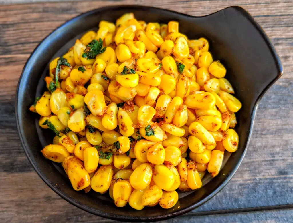 Sweet and Spicy Sweet Corn Chaat